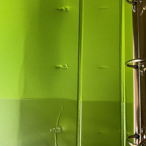 Avery Durable View 3 Ring Binder, 2" Slant Rings, Chartreuse - Picture 5 of 5